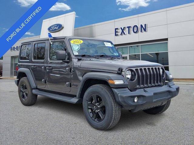 Used 2021 Jeep Wrangler Unlimited Sport w/ Technology Group