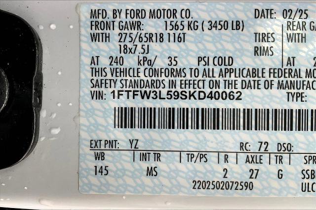 Certified 2025 Ford F150 XLT w/ Equipment Group 301A Standard image 33