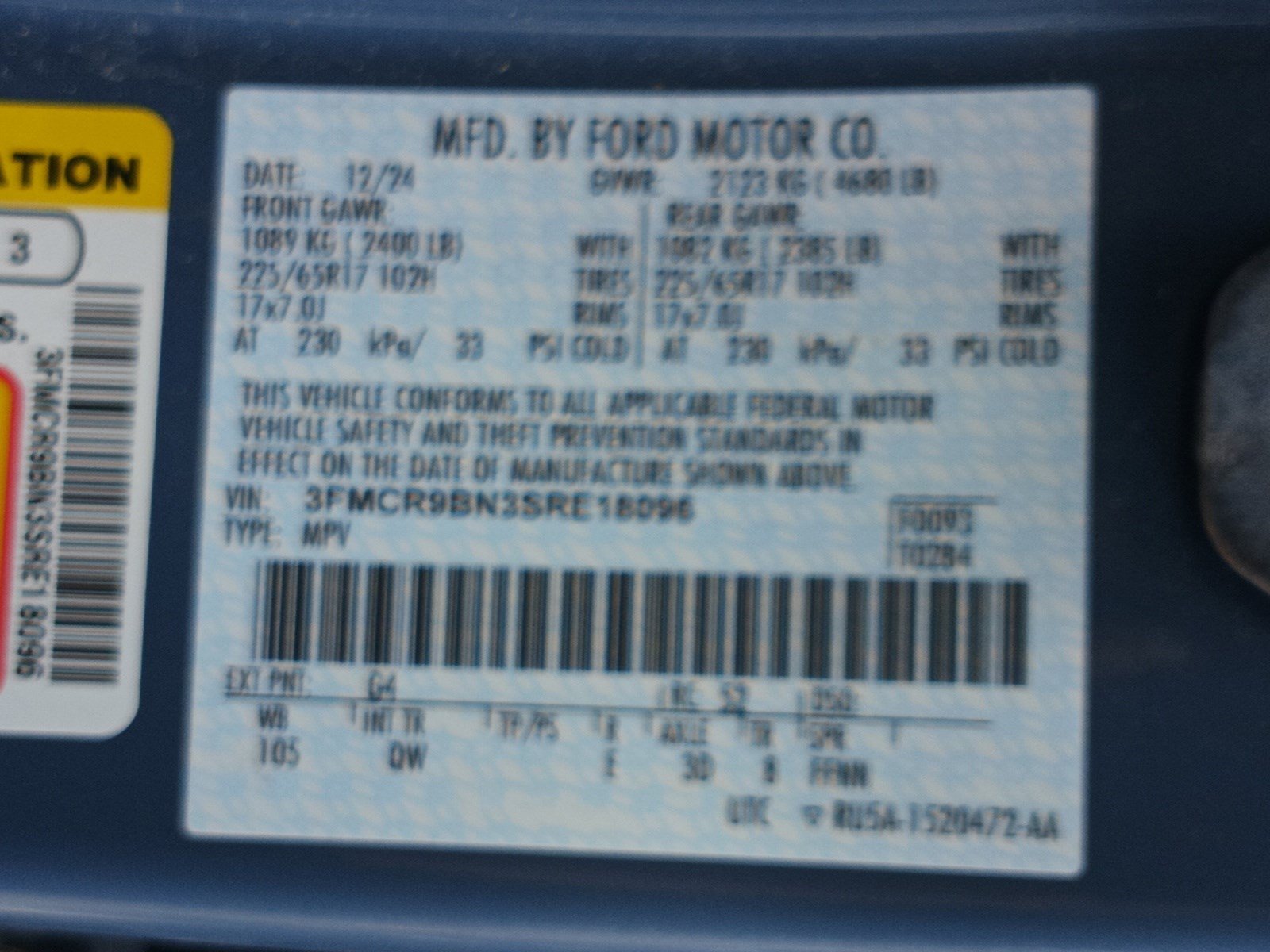 Certified 2025 Ford Bronco Sport Big Bend AWD/4WD image 21