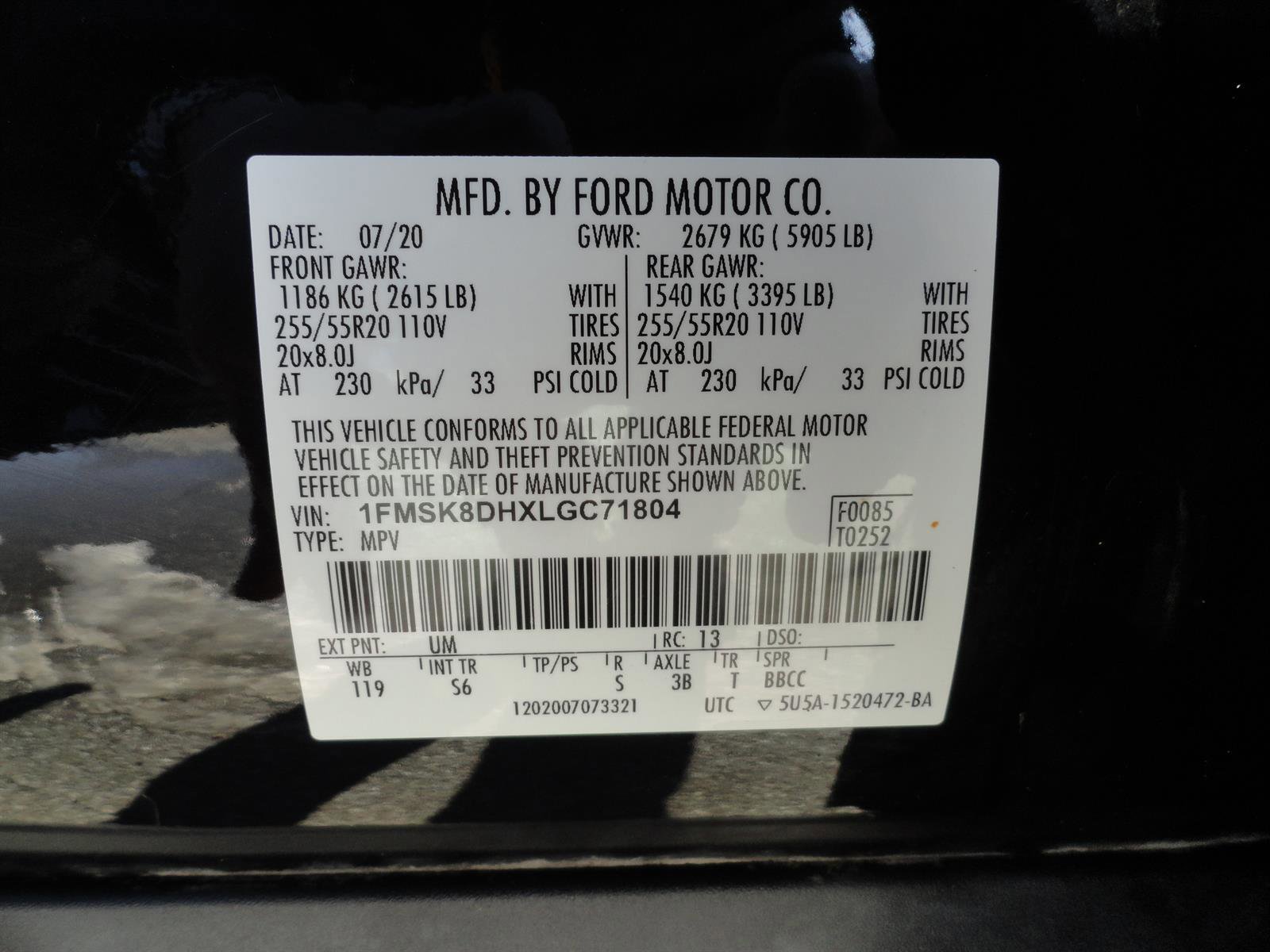Certified 2020 Ford Explorer XLT w/ Equipment Group 202A image 25