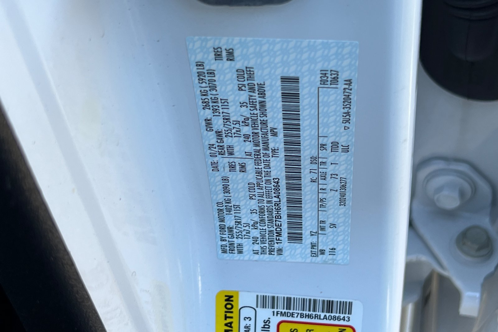 Certified 2024 Ford Bronco Big Bend AWD/4WD image 27