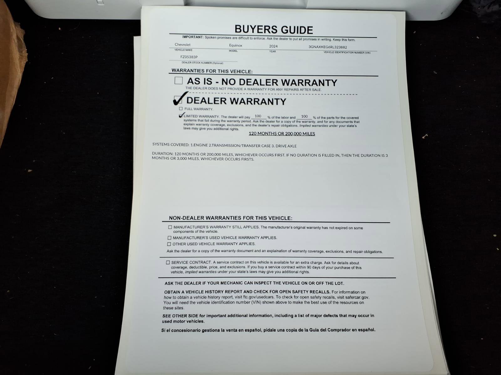 Used 2024 Chevrolet Equinox LT w/ LPO, Floor Liner Package FWD image 36