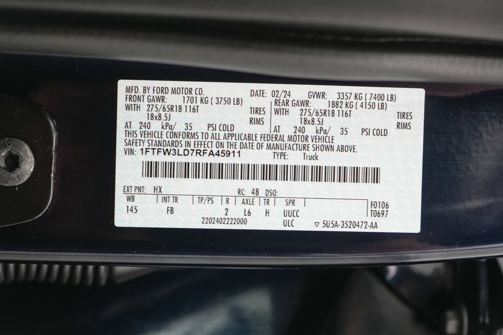 Certified 2024 Ford F150 XLT w/ Equipment Group 302A MID AWD/4WD image 24