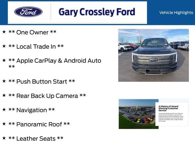 Certified 2023 Ford F150 Lightning Lariat w/ Equipment Group 511A High image 7