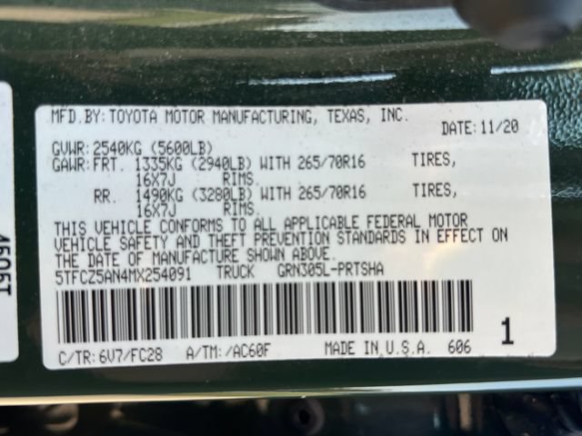 Used 2021 Toyota Tacoma SR5 w/ Trail Edition AWD/4WD image 36