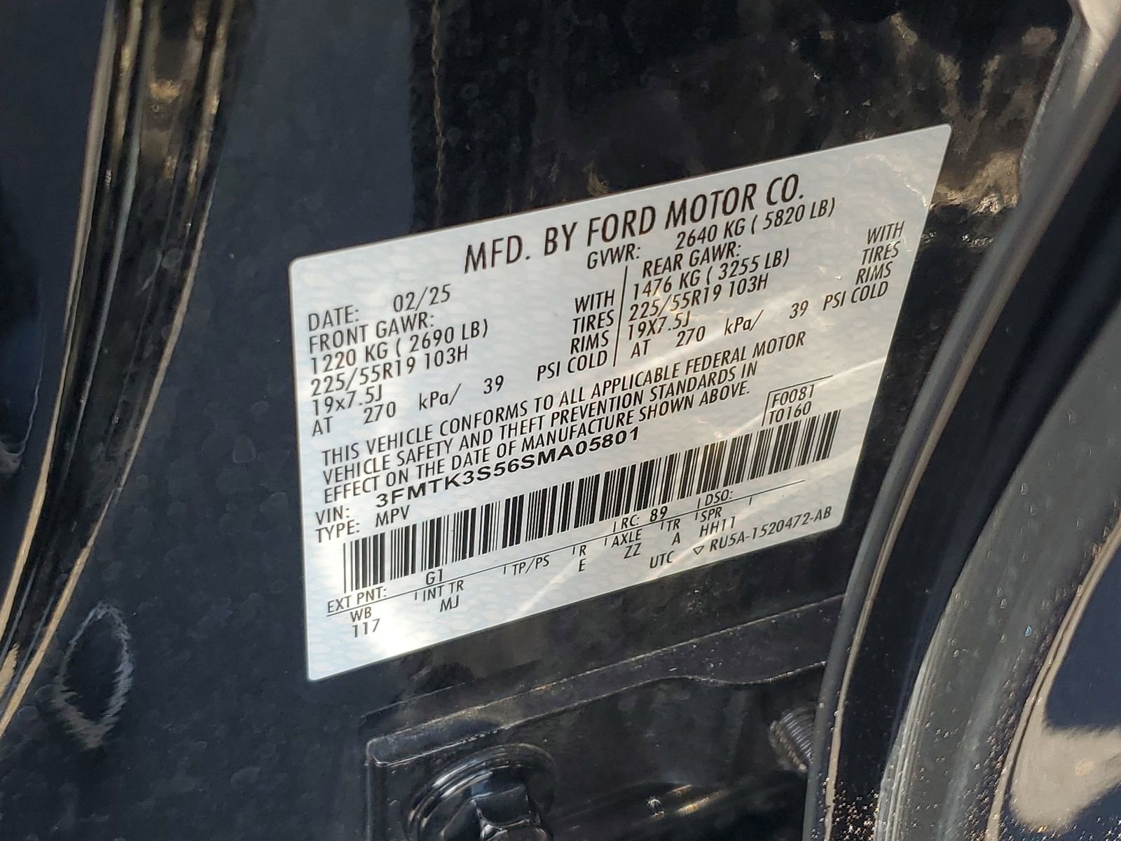 Certified 2025 Ford Mustang Mach-E Premium AWD/4WD image 32