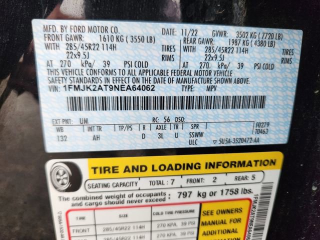 Certified 2022 Ford Expedition Max Limited image 29