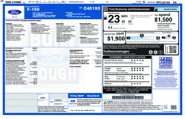 Certified 2023 Ford F150 XLT w/ Equipment Group 302A High AWD/4WD image 31