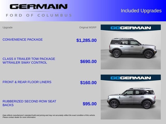 Certified 2022 Ford Bronco Sport Big Bend w/ Convenience Package AWD/4WD image 38