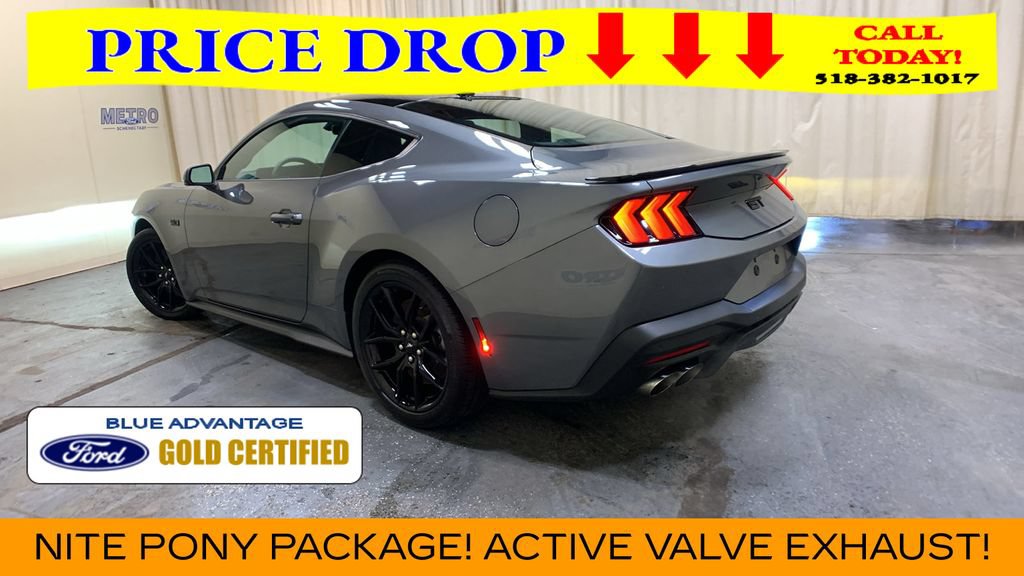 Certified 2025 Ford Mustang GT Premium w/ Mustang Nite Pony Package RWD image 5