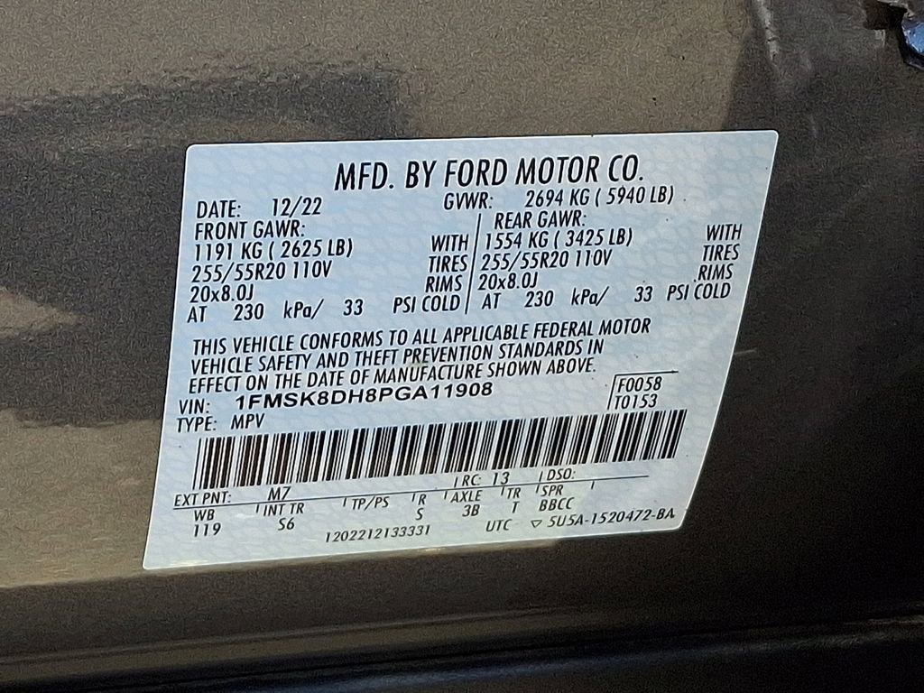 Certified 2023 Ford Explorer XLT w/ Equipment Group 202A AWD/4WD image 28