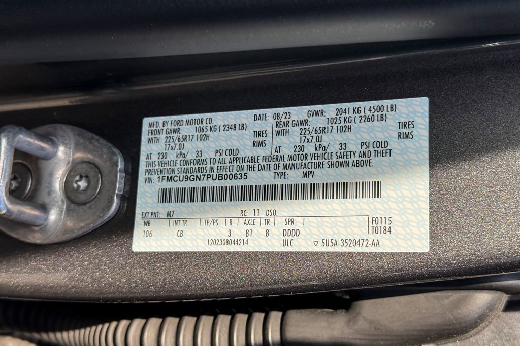 Certified 2023 Ford Escape Active AWD/4WD image 22
