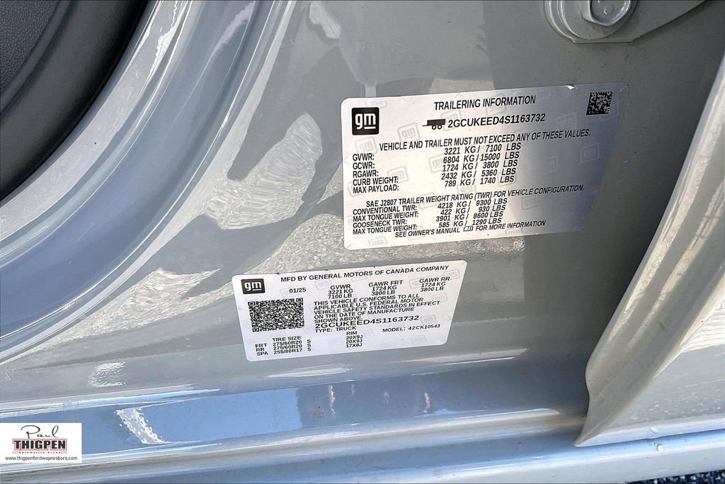 Used 2025 Chevrolet Silverado 1500 RST image 35