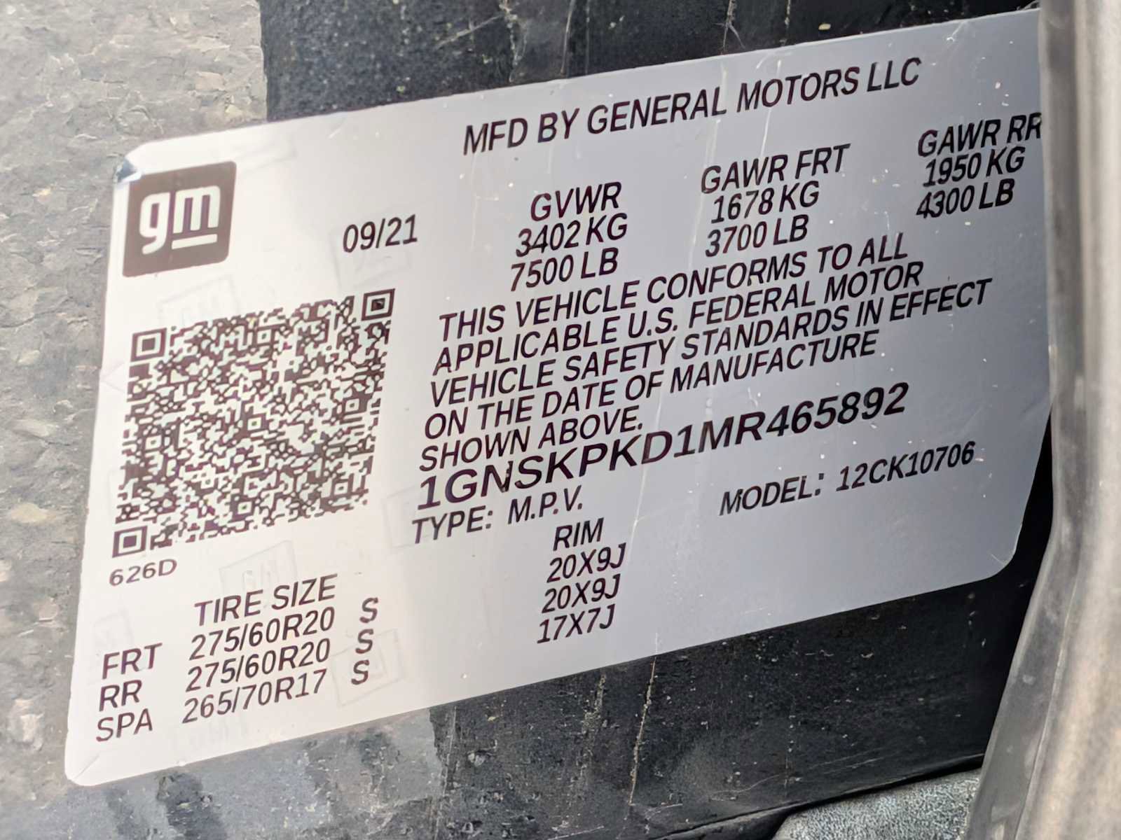 Used 2021 Chevrolet Tahoe Z71 AWD/4WD image 35