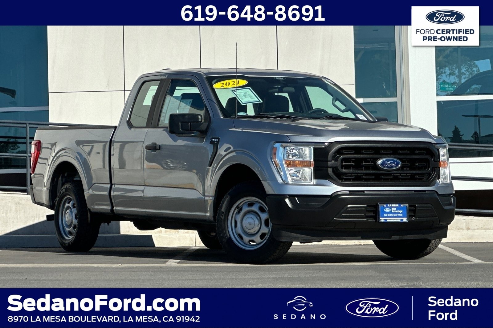 Certified 2021 Ford F150 XL w/ Equipment Group 101A High