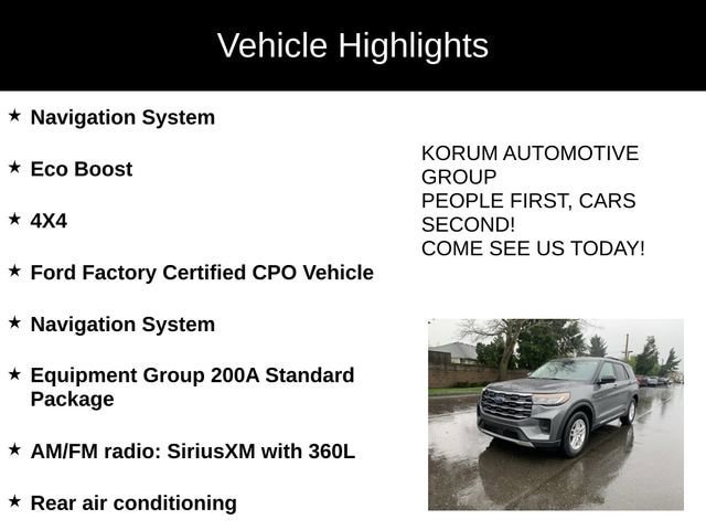 Certified 2025 Ford Explorer Active AWD/4WD image 4