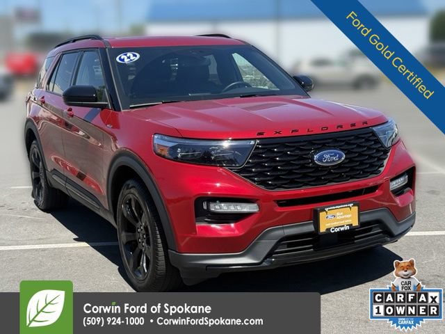 Certified 2022 Ford Explorer ST-Line w/ Class IV Trailer Tow Package