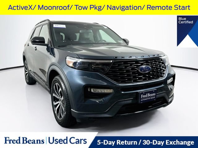 Certified 2022 Ford Explorer ST-Line w/ Class IV Trailer Tow Package AWD/4WD image 1