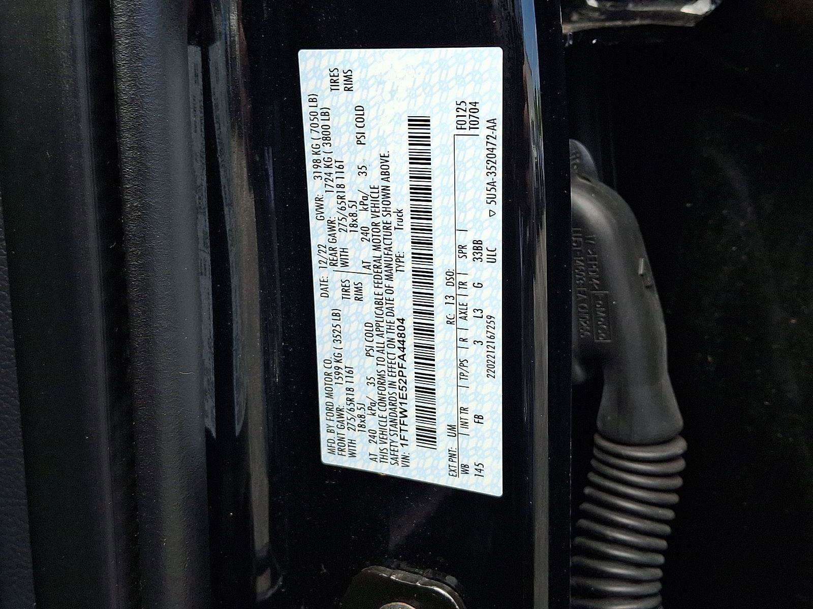 Certified 2023 Ford F150 XLT w/ Equipment Group 302A High AWD/4WD image 27