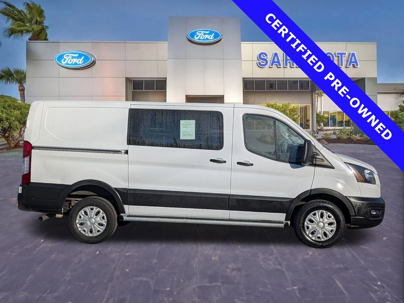 Certified 2024 Ford Transit 250 Low Roof w/ Exterior Upgrade Package RWD image 1