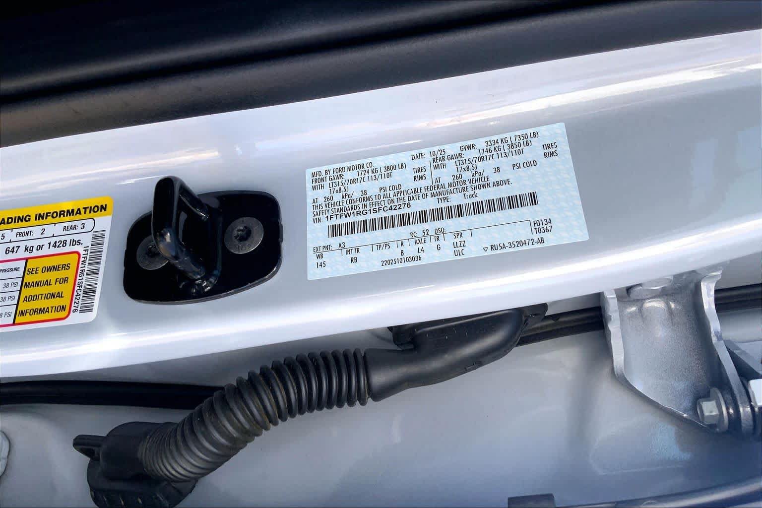 Certified 2025 Ford F150 Raptor AWD/4WD image 36