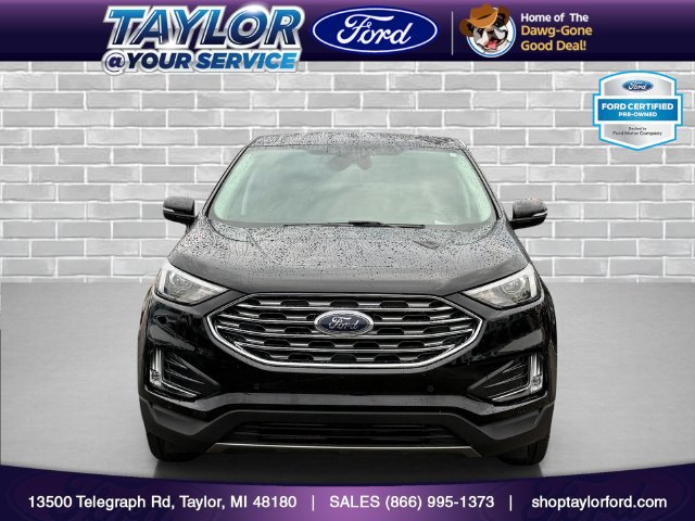 Certified 2023 Ford Edge Titanium w/ Class II Trailer Tow Package AWD/4WD image 2