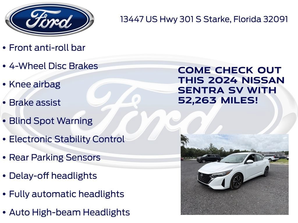 Used 2024 Nissan Sentra SV FWD image 23