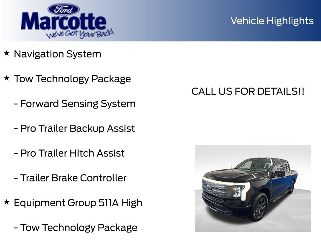 Certified 2023 Ford F150 Lightning Lariat w/ Equipment Group 511A High AWD/4WD image 8