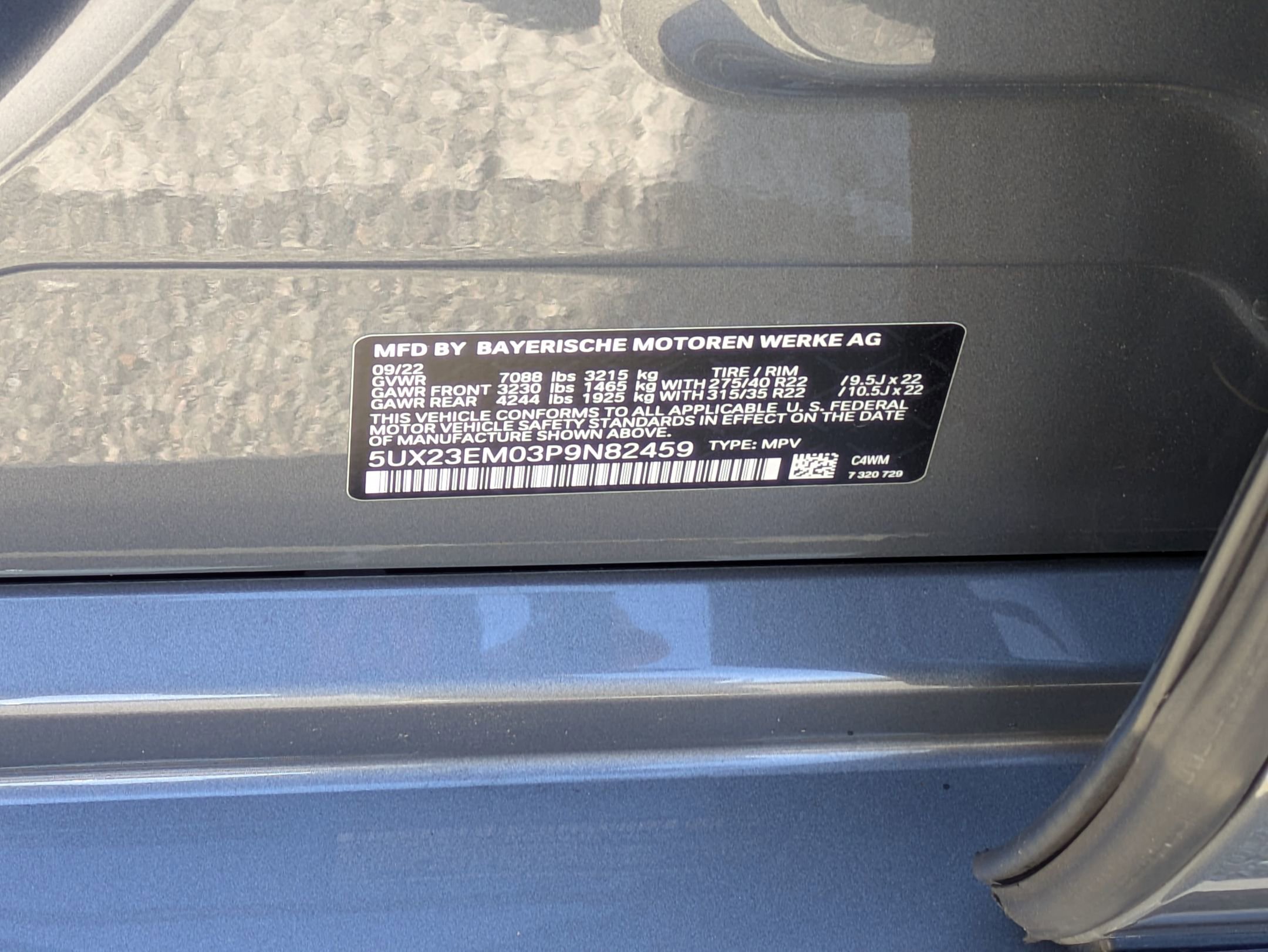 Used 2023 BMW X7 xDrive40i w/ M Sport Package image 43