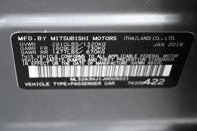 Used 2018 Mitsubishi Mirage ES FWD image 34