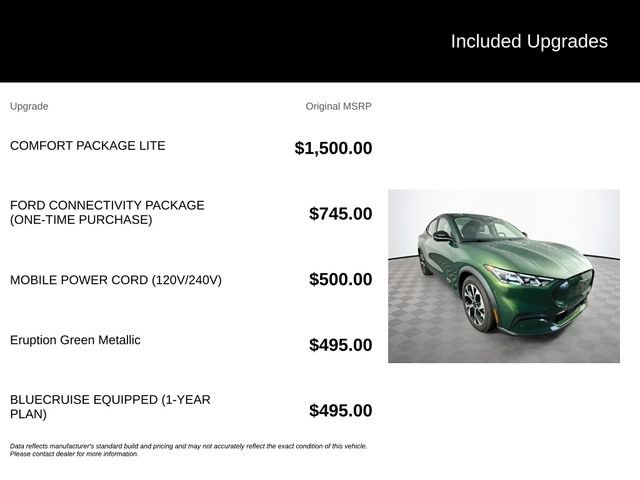 Certified 2025 Ford Mustang Mach-E Select w/ Comfort Package Lite AWD/4WD image 6