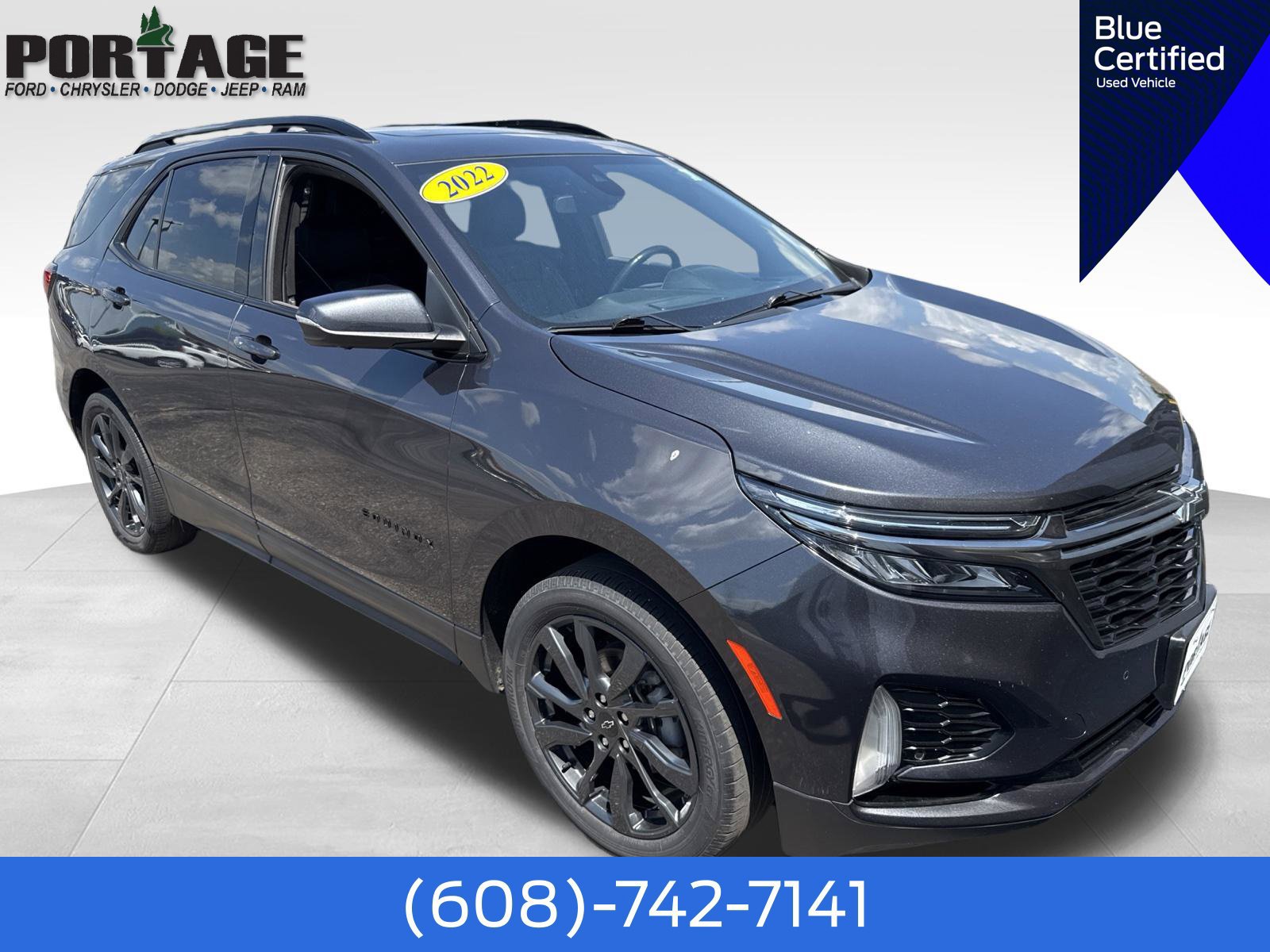 Used 2022 Chevrolet Equinox RS w/ RS Leather Package