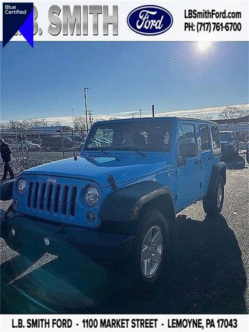 Used 2018 Jeep Wrangler Unlimited Sport S