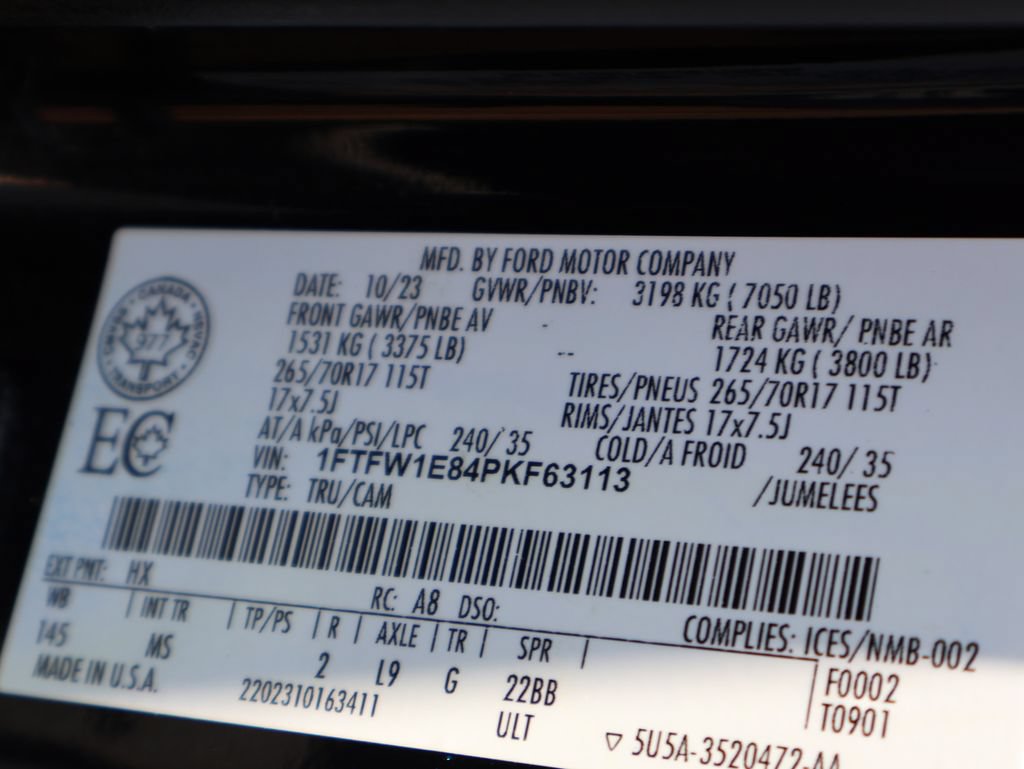 Certified 2023 Ford F150 XLT w/ Equipment Group 301A Mid AWD/4WD image 38