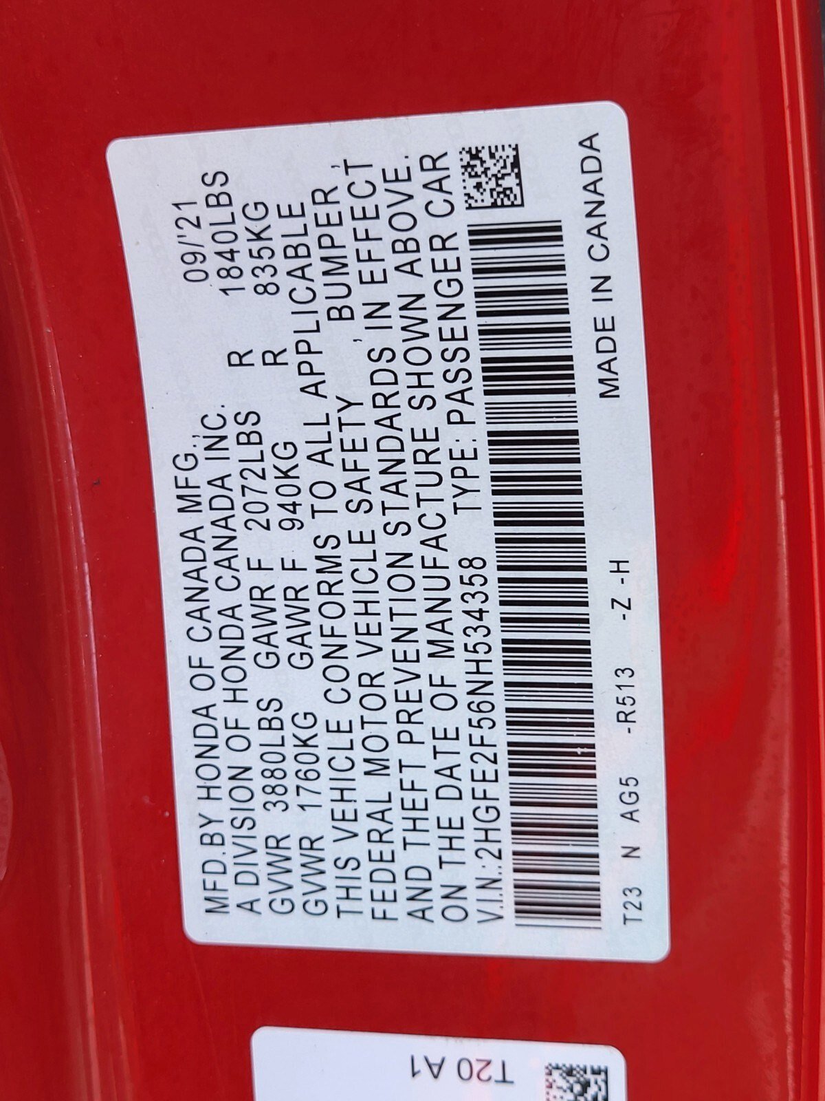 Used 2022 Honda Civic Sport image 34