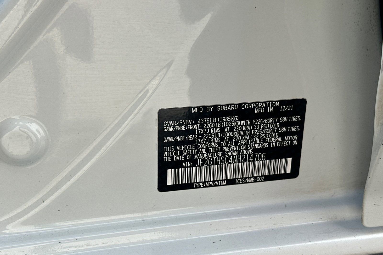 Used 2022 Subaru Crosstrek 2.5i Sport w/ Moonroof Package image 32