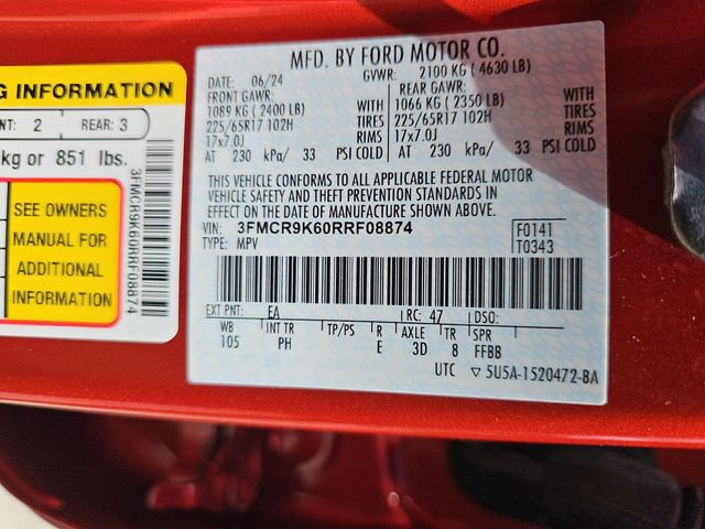 Certified 2024 Ford Bronco Sport Free Wheeling w/ Convenience Package image 33