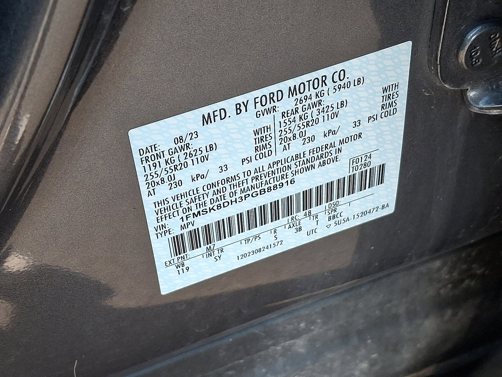 Certified 2023 Ford Explorer XLT w/ Equipment Group 202A image 29