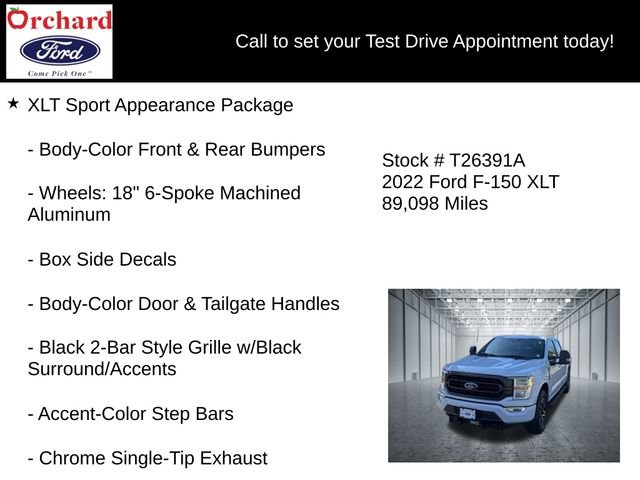 Certified 2022 Ford F150 XLT w/ Equipment Group 301A Mid AWD/4WD image 19