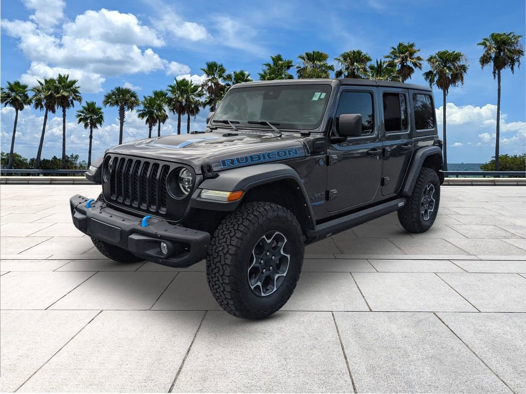 Used 2022 Jeep Wrangler Unlimited Rubicon 4xe w/ Steel Bumper Group image 4