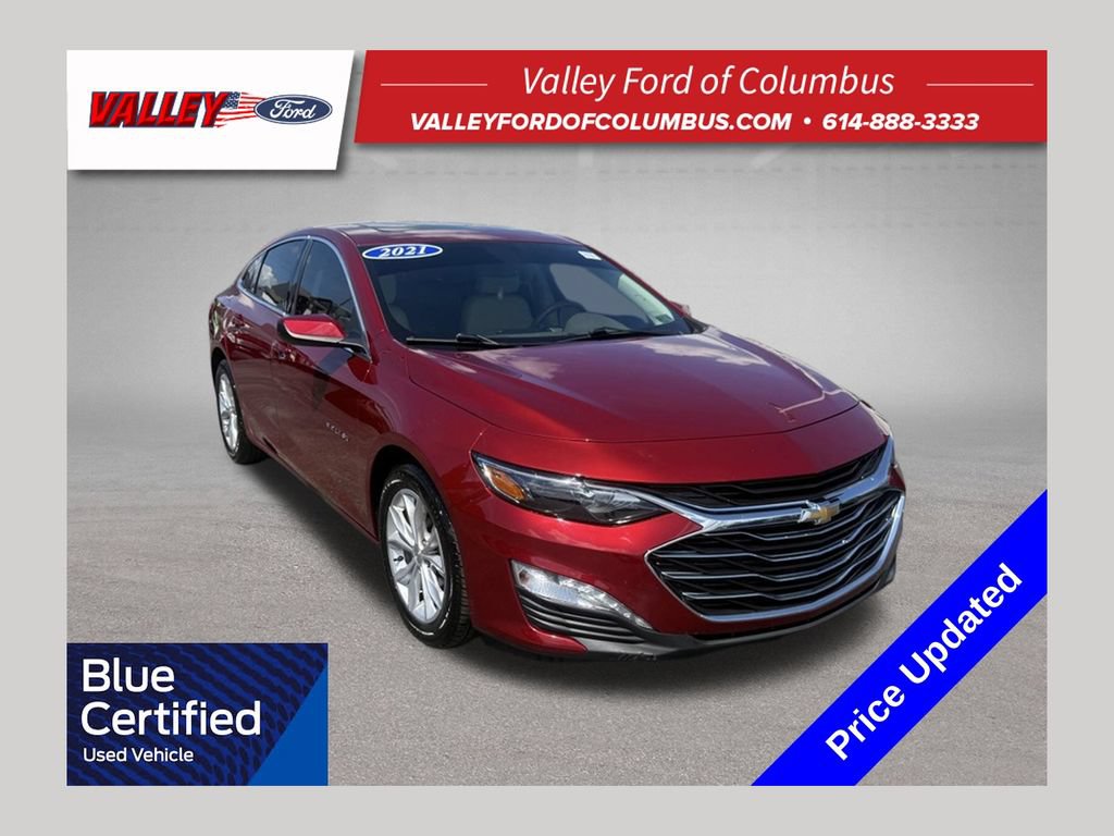 Used 2021 Chevrolet Malibu LT w/ Leather Package FWD image 1