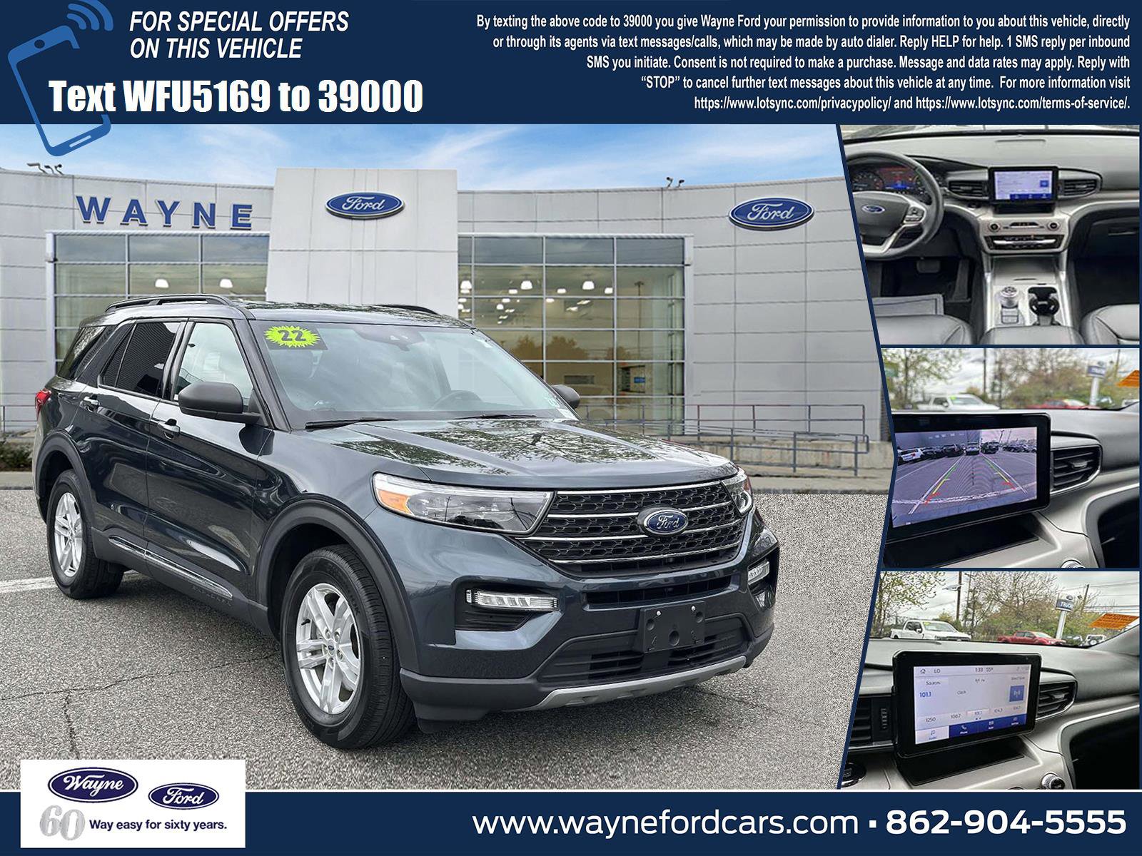 Certified 2022 Ford Explorer XLT w/ Equipment Group 202A AWD/4WD image 5