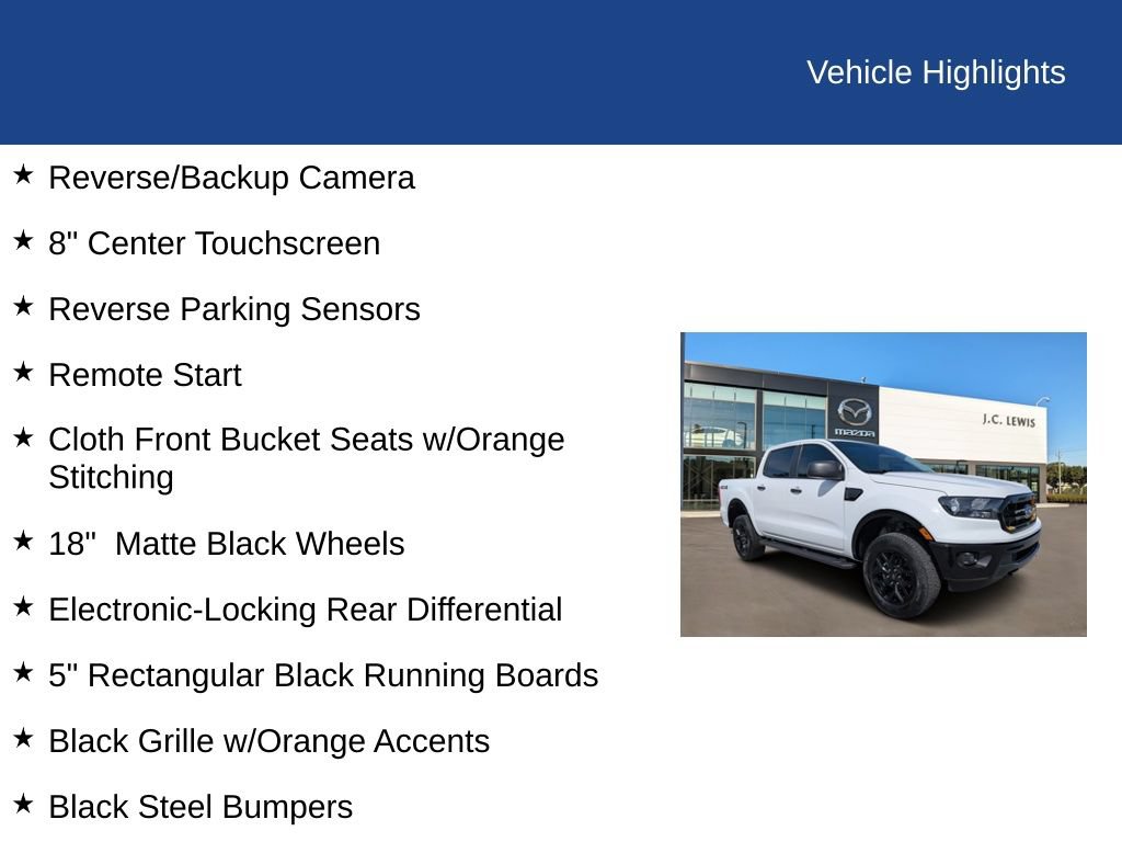 Certified 2023 Ford Ranger XLT w/ Equipment Group 301A Mid AWD/4WD image 26