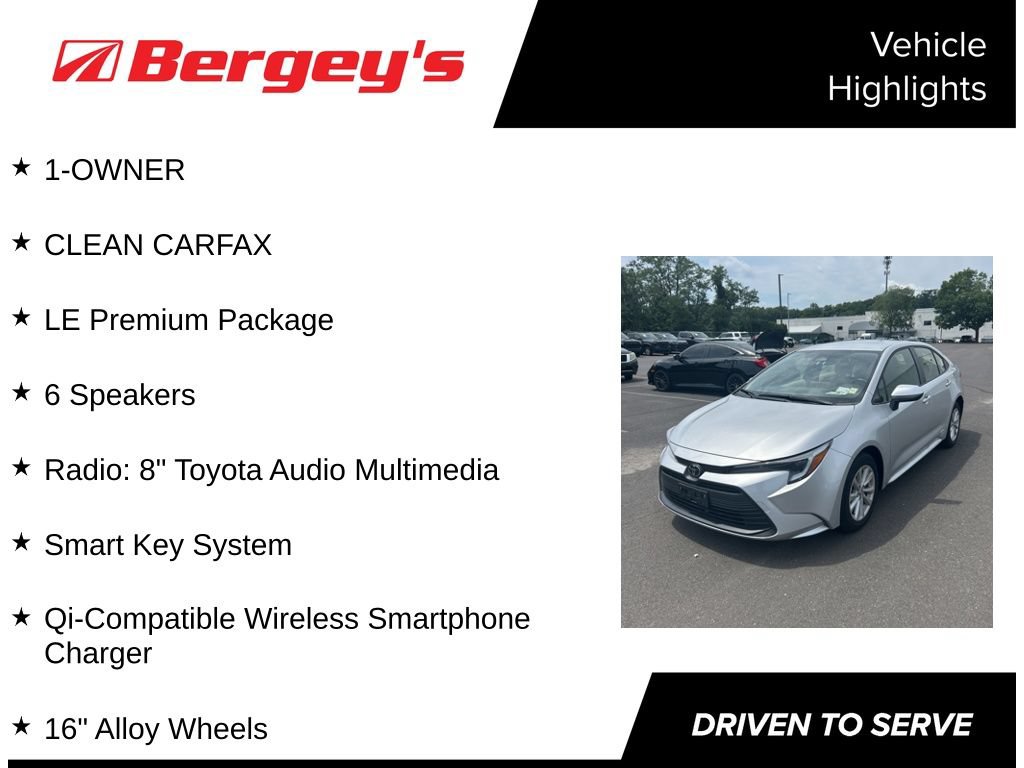 Used 2026 Toyota Corolla LE w/ LE Premium Package AWD/4WD image 5