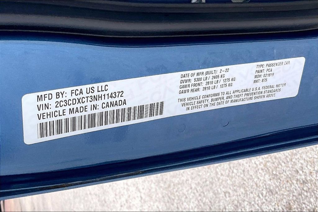 Used 2022 Dodge Charger R/T w/ Blacktop Package RWD image 16