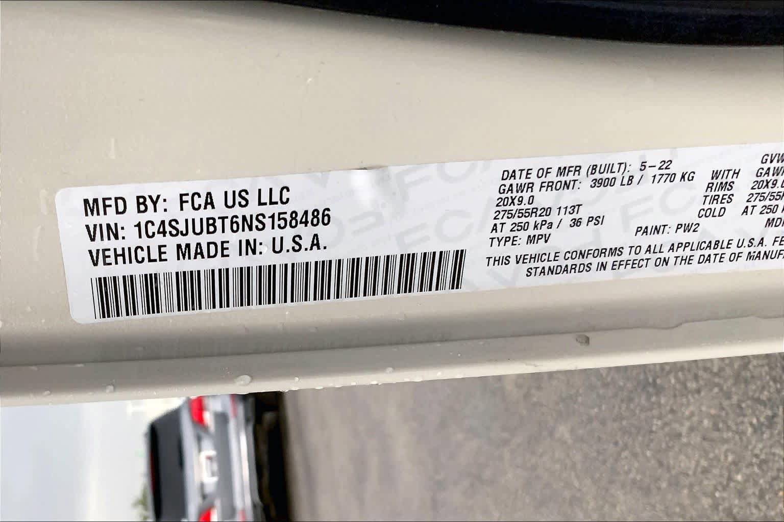 Used 2022 Jeep Wagoneer Series II w/ Rear Seat Video Group 1 RWD image 33