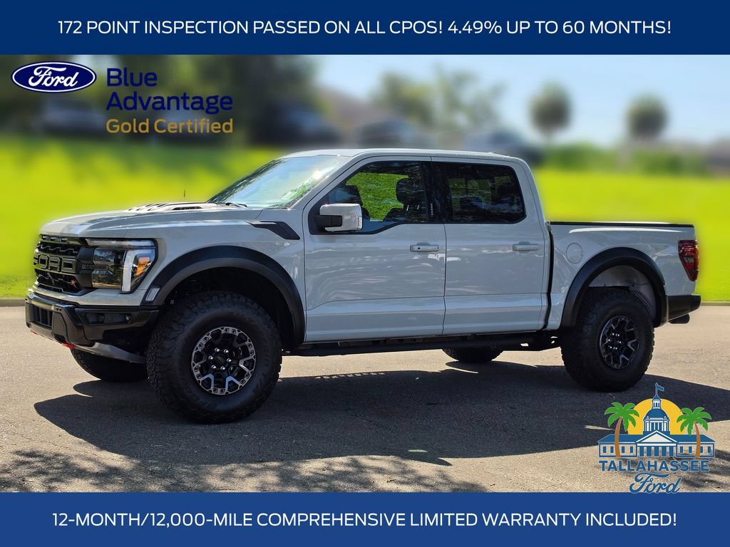 Certified 2024 Ford F150 Raptor w/ Equipment Group 803A Raptor R AWD/4WD 360° Tour