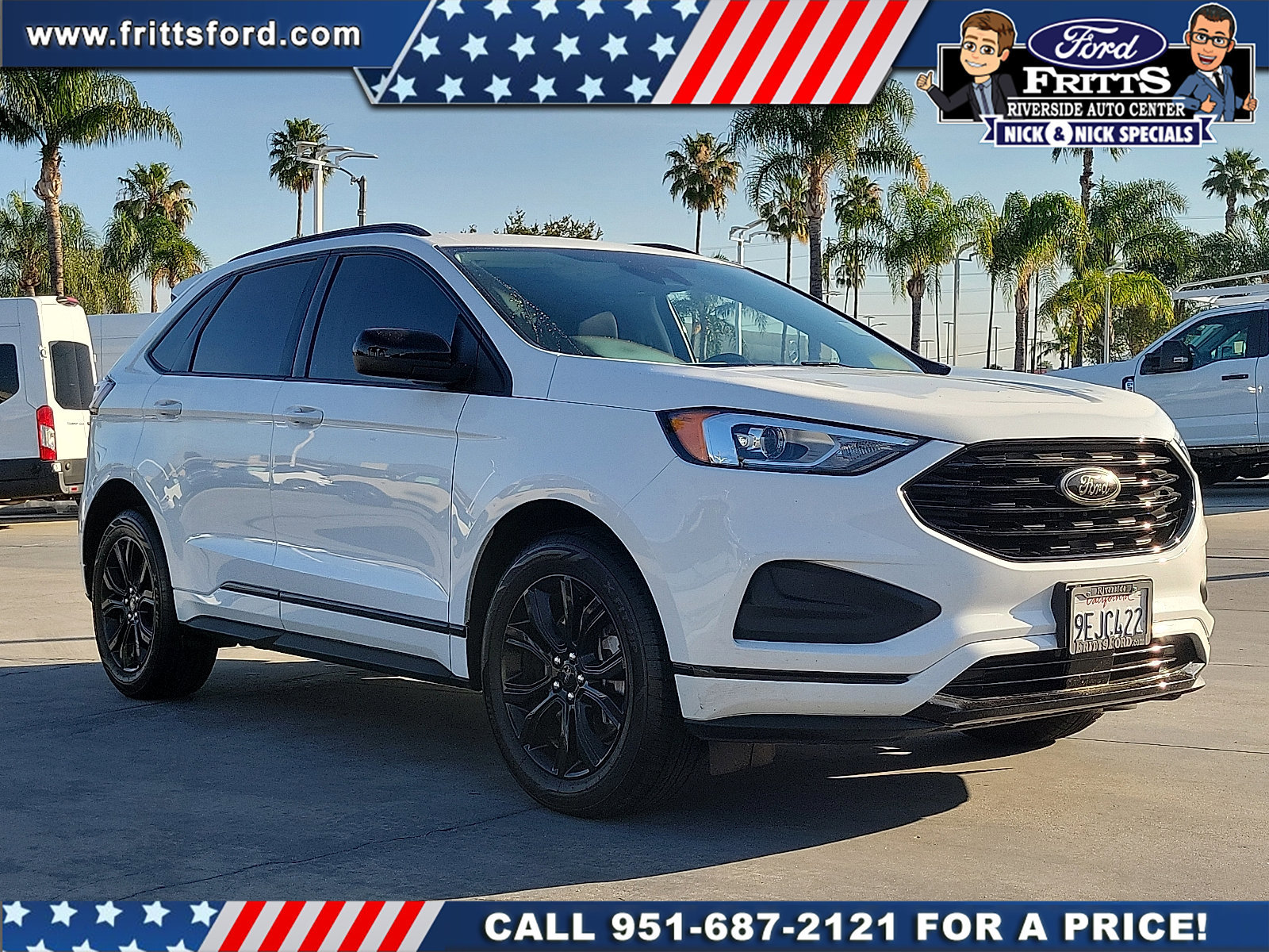 Certified 2022 Ford Edge SE w/ Black Appearance Package AWD/4WD image 3