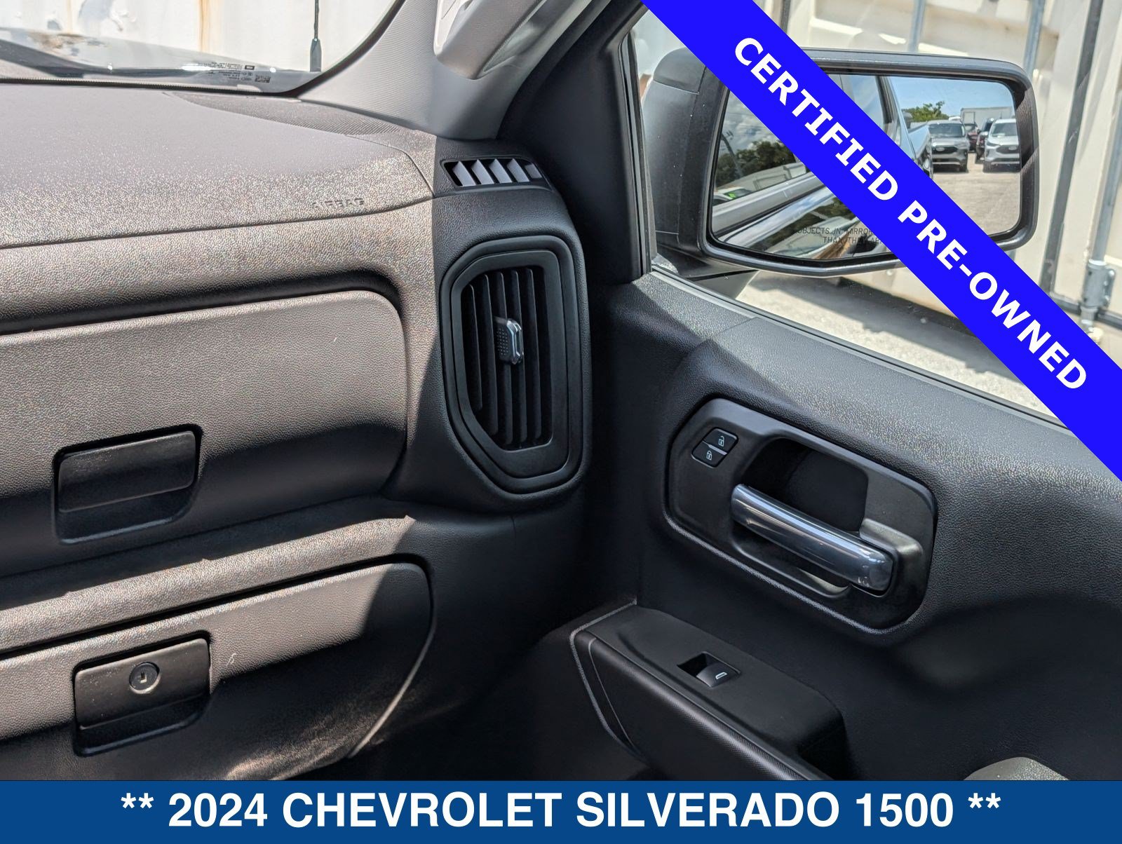 Used 2024 Chevrolet Silverado 1500 Custom w/ Turbomax Blackout Package AWD/4WD image 19