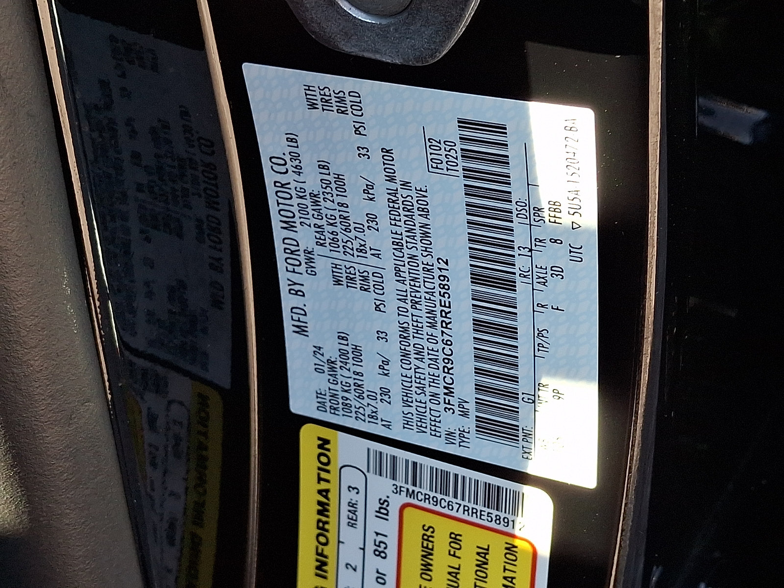 Certified 2024 Ford Bronco Sport Outer Banks w/ Tech Package AWD/4WD image 31